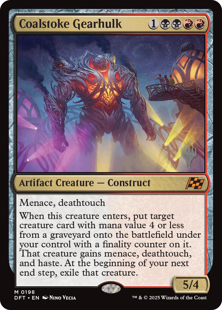 Coalstoke Gearhulk (Promo Pack) [Aetherdrift Promos] | Rook's Games and More