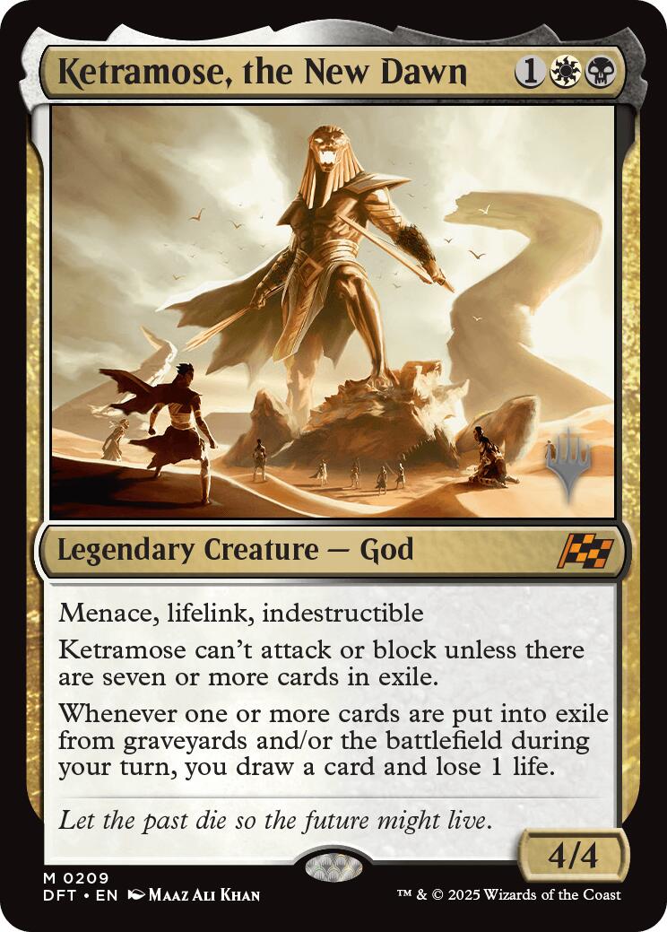 Ketramose, the New Dawn [Aetherdrift Promos] | Rook's Games and More