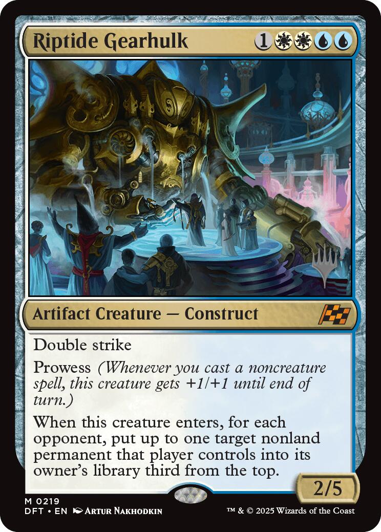 Riptide Gearhulk (Promo Pack) [Aetherdrift Promos] | Rook's Games and More