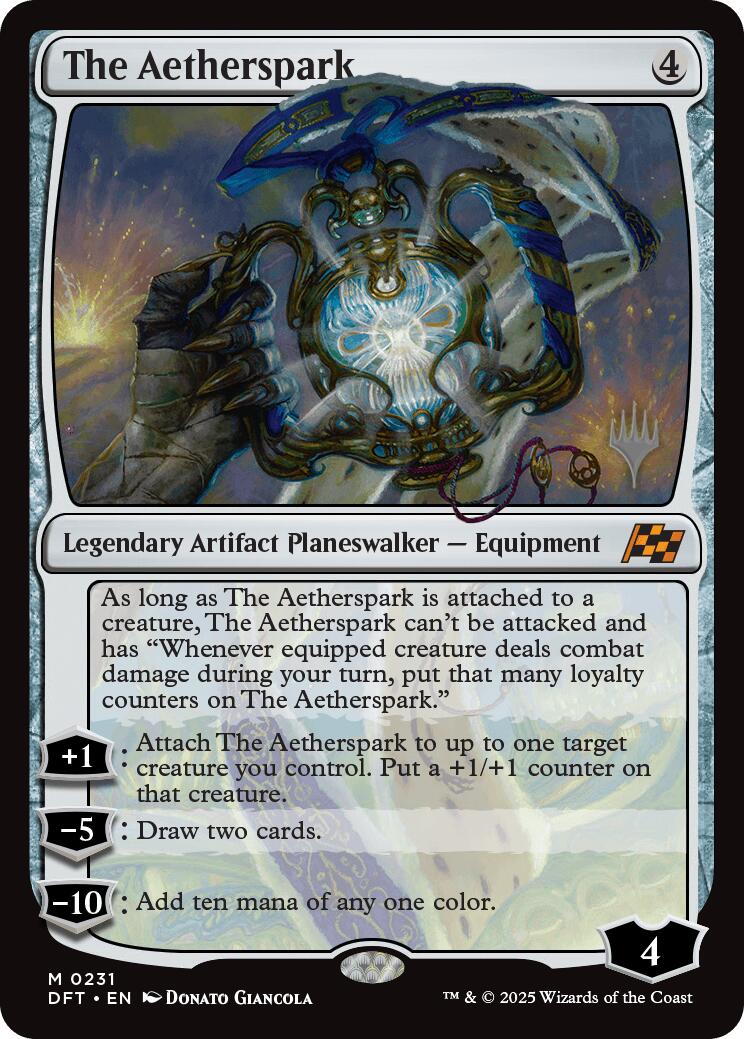 The Aetherspark (Promo Pack) [Aetherdrift Promos] | Rook's Games and More