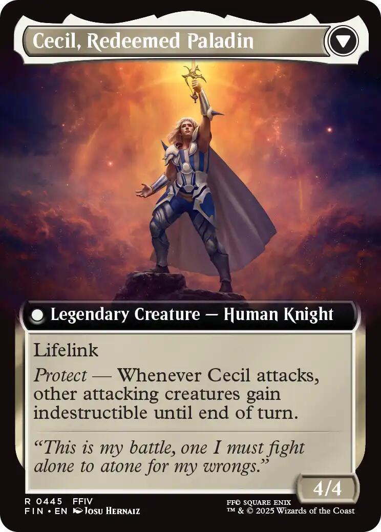 Cecil, Dark Knight // Cecil, Redeemed Paladin (Extended Art) [FINAL FANTASY] | Rook's Games and More