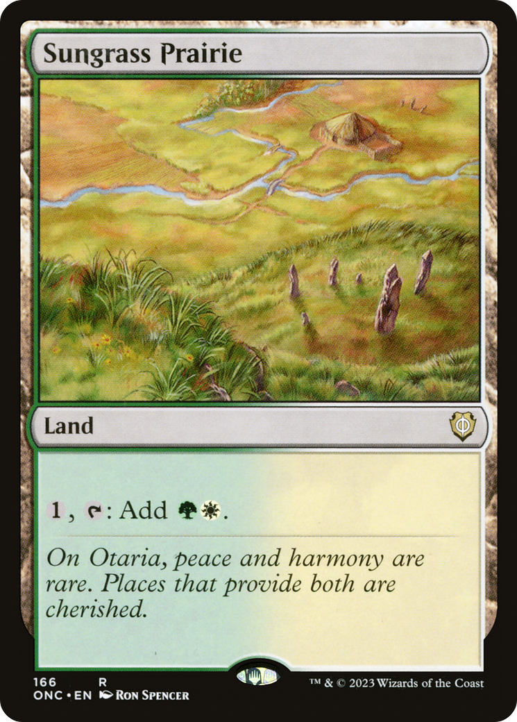 Sungrass Prairie [Phyrexia: All Will Be One Commander] | Rook's Games and More