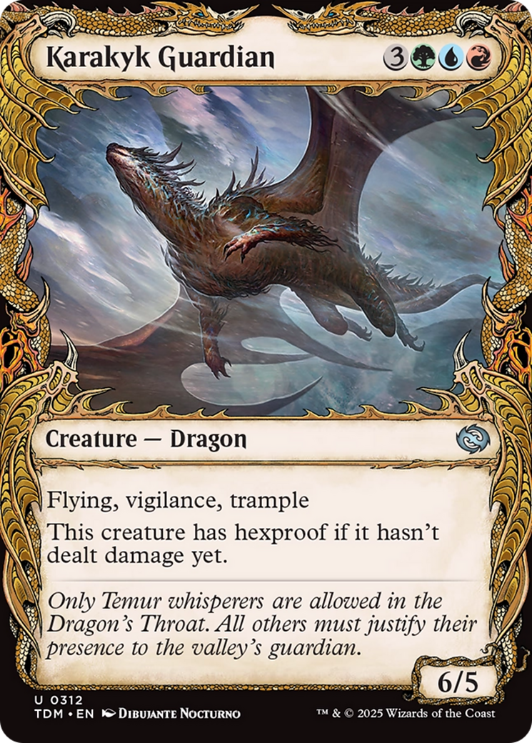 Karakyk Guardian (Showcase) [Tarkir: Dragonstorm] | Rook's Games and More