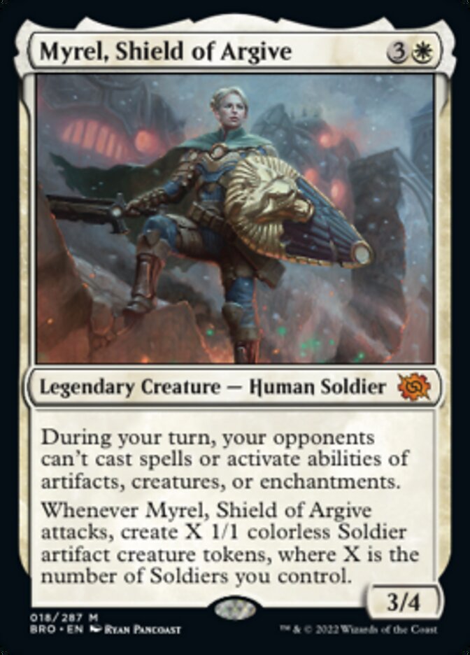 Myrel, Shield of Argive (Promo Pack) [The Brothers' War Promos] | Rook's Games and More