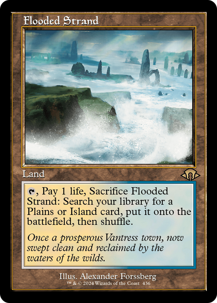 Flooded Strand (Retro) [Modern Horizons 3] | Rook's Games and More