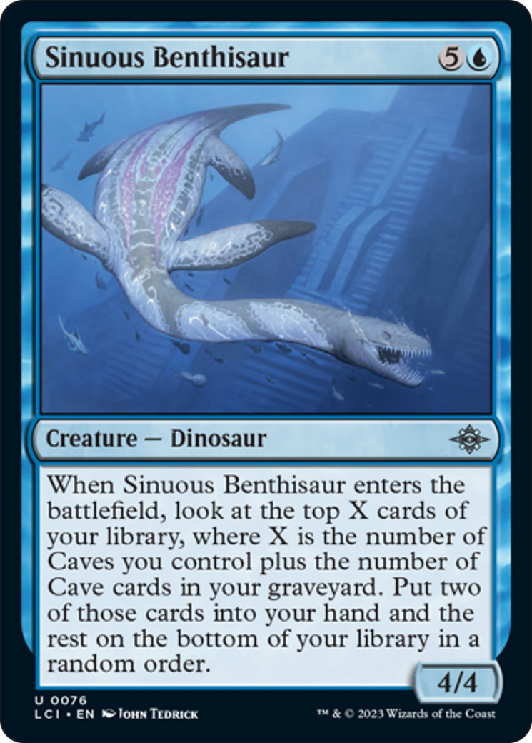 Sinuous Benthisaur [The Lost Caverns of Ixalan] | Rook's Games and More