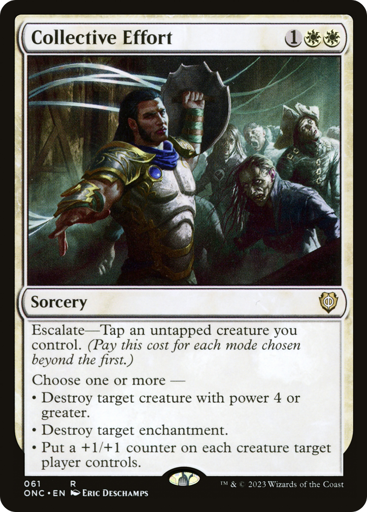 Collective Effort [Phyrexia: All Will Be One Commander] | Rook's Games and More