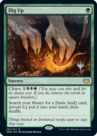 Dig Up (Promo Pack) [Innistrad: Crimson Vow Promos] | Rook's Games and More