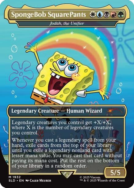 SpongeBob SquarePants - Jodah, the Unifier [Secret Lair Drop Series] | Rook's Games and More