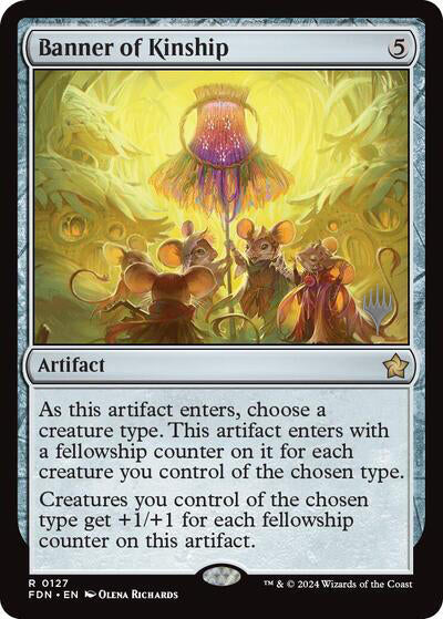 Banner of Kinship (Promo Pack) [Foundations Promos] | Rook's Games and More