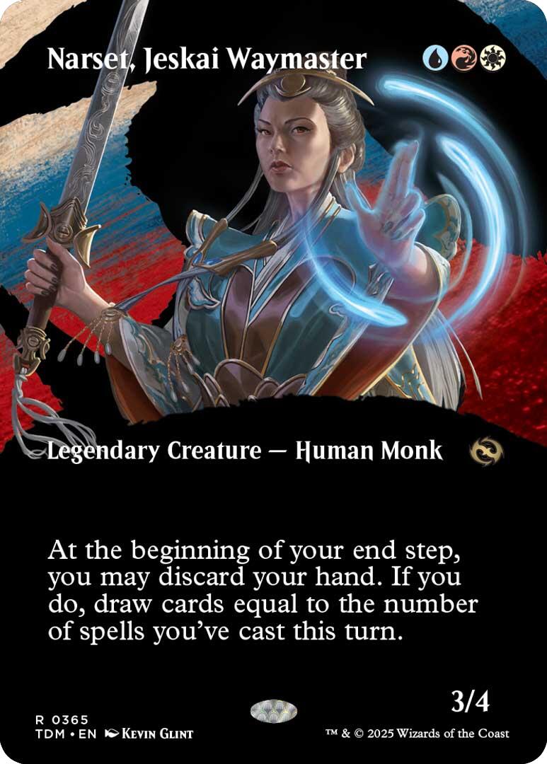 Narset, Jeskai Waymaster (Borderless) [Tarkir: Dragonstorm] | Rook's Games and More