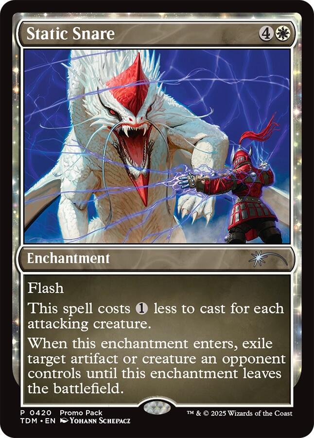 Static Snare [Tarkir: Dragonstorm Promos] | Rook's Games and More