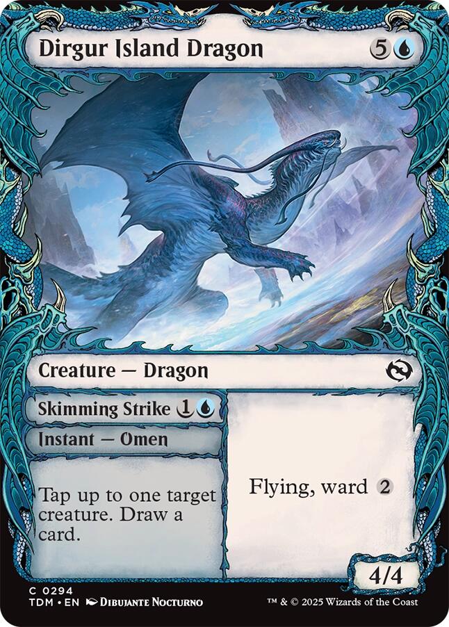Dirgur Island Dragon (Showcase) [Tarkir: Dragonstorm] | Rook's Games and More