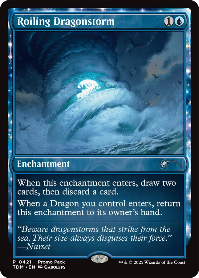 Roiling Dragonstorm [Tarkir: Dragonstorm Promos] | Rook's Games and More