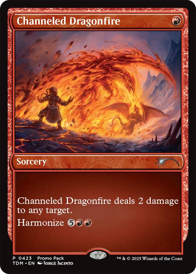 Channeled Dragonfire [Tarkir: Dragonstorm Promos] | Rook's Games and More