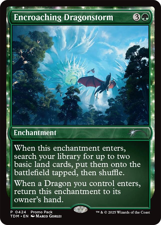 Encroaching Dragonstorm [Tarkir: Dragonstorm Promos] | Rook's Games and More