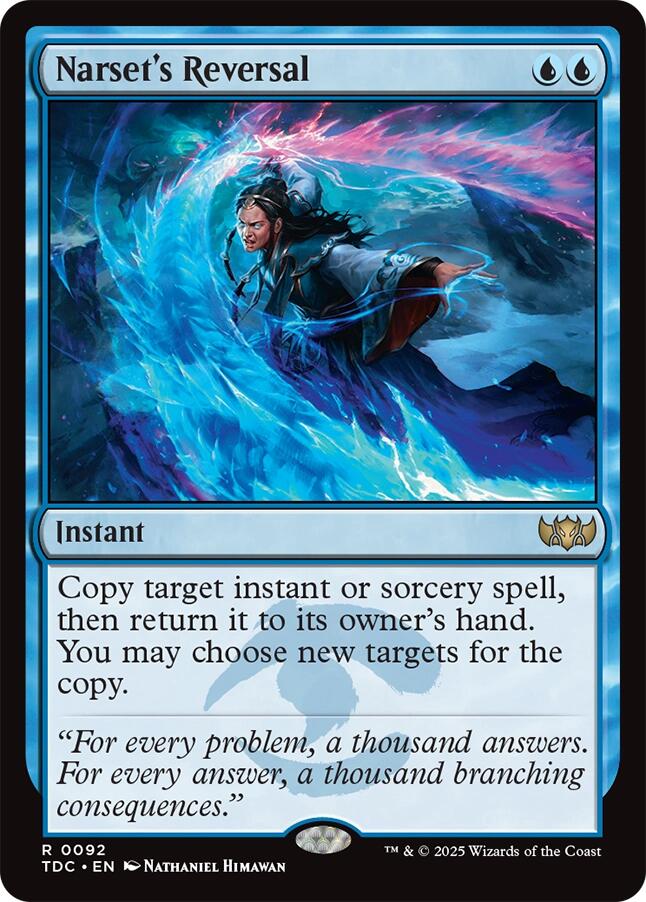Narset's Reversal [Tarkir: Dragonstorm Commander] | Rook's Games and More