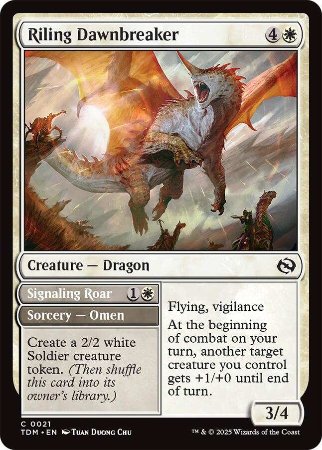 Riling Dawnbreaker [Tarkir: Dragonstorm] | Rook's Games and More