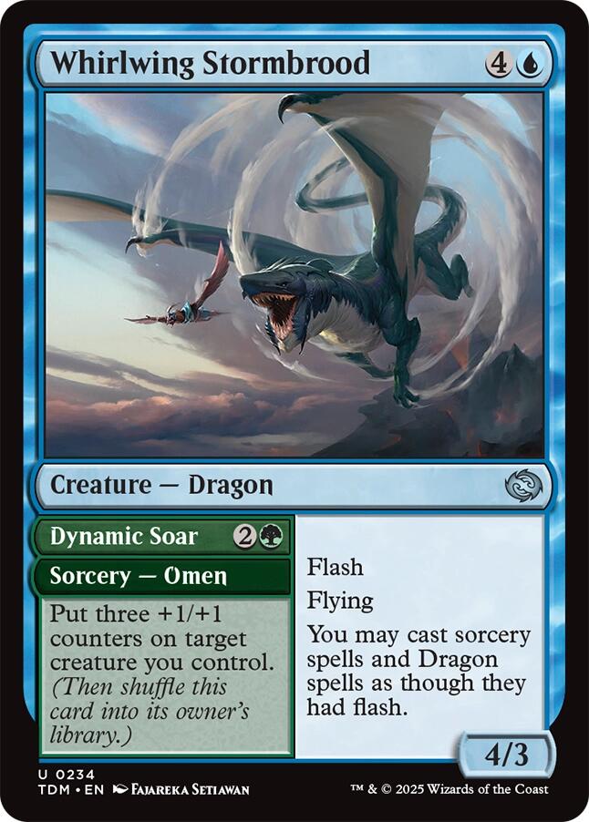 Whirlwing Stormbrood [Tarkir: Dragonstorm] | Rook's Games and More