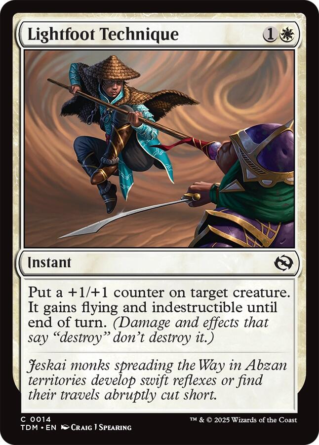 Lightfoot Technique [Tarkir: Dragonstorm] | Rook's Games and More