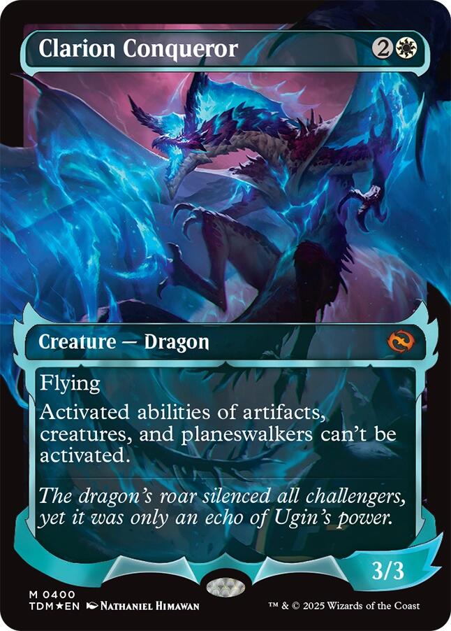 Clarion Conqueror (Showcase) [Tarkir: Dragonstorm] | Rook's Games and More