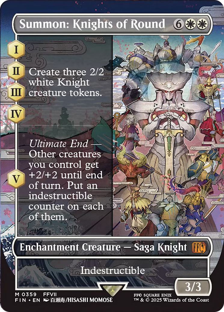 Summon: Knights of Round (Borderless) [FINAL FANTASY] | Rook's Games and More