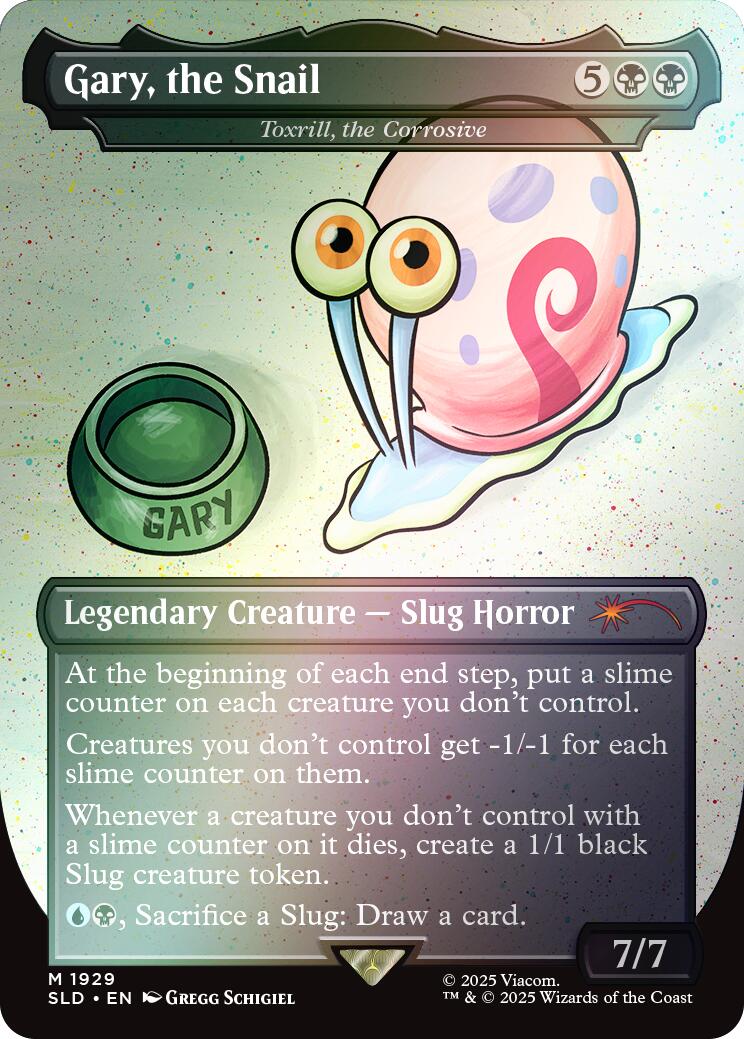 Gary, the Snail - Toxrill, the Corrosive (Rainbow Foil) [Secret Lair Drop Series] | Rook's Games and More
