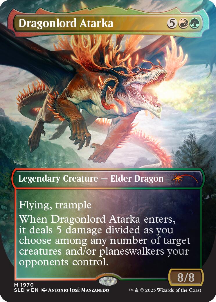 Dragonlord Atarka (Rainbow Foil) [Secret Lair Drop Series] | Rook's Games and More