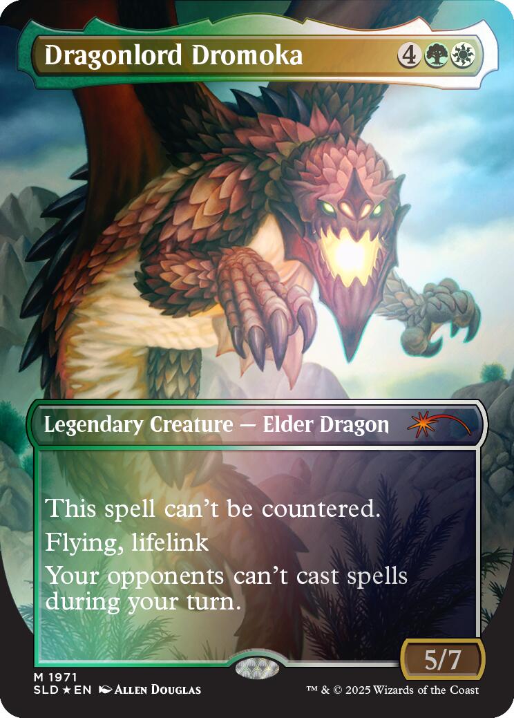 Dragonlord Dromoka (Rainbow Foil) [Secret Lair Drop Series] | Rook's Games and More