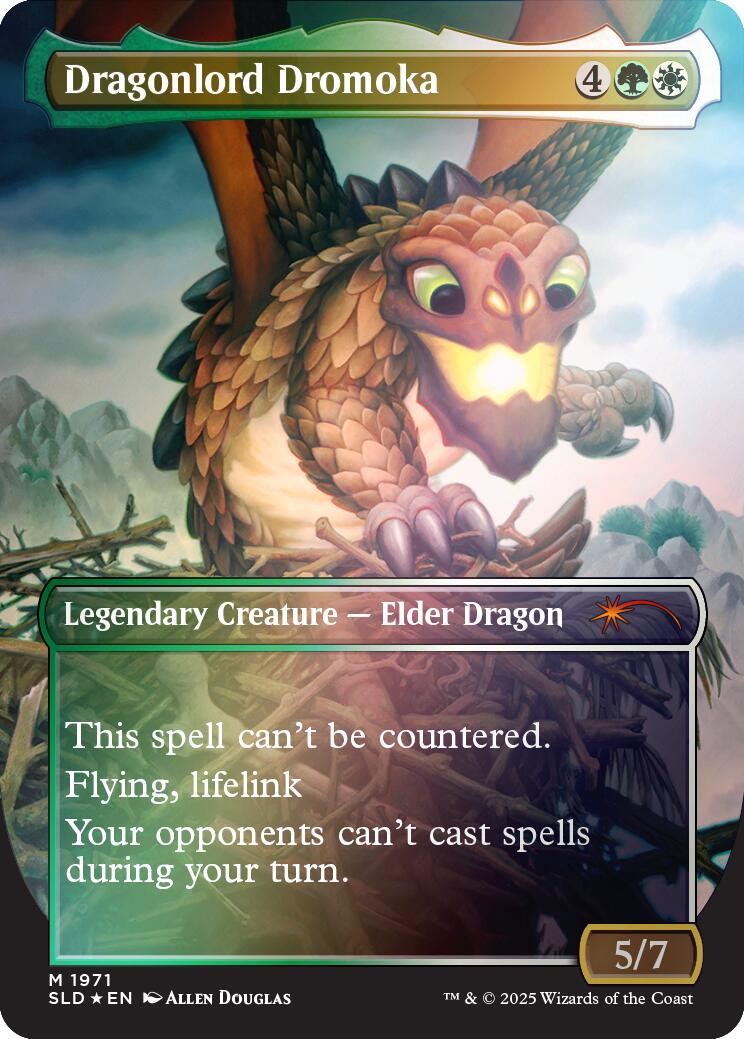 Dragonlord Dromoka (Rainbow Foil) [Secret Lair Drop Series] | Rook's Games and More