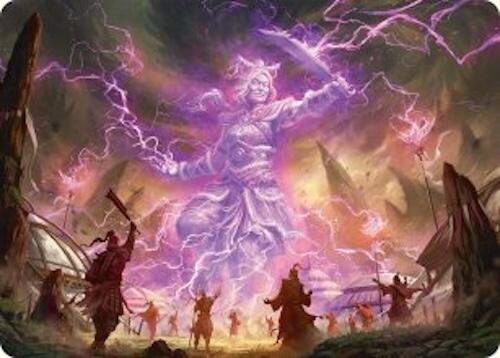 Smile at Death Art Card (4/54) [Tarkir: Dragonstorm Art Series] | Rook's Games and More