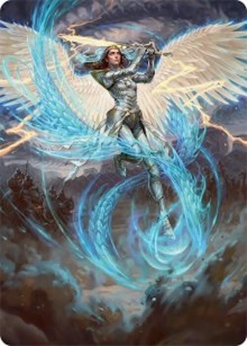 Elspeth, Storm Slayer Art Card (49/54) [Tarkir: Dragonstorm Art Series] | Rook's Games and More
