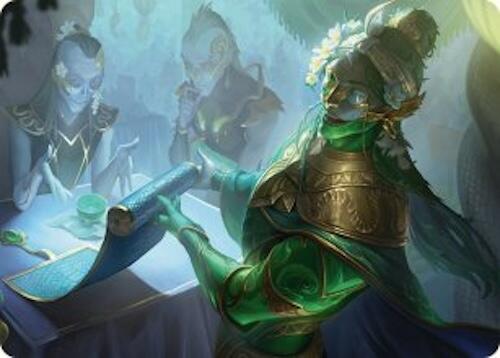 Sibsig Appraiser Art Card (8/54) [Tarkir: Dragonstorm Art Series] | Rook's Games and More