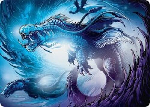 Roiling Dragonstorm Art Card (33/54) [Tarkir: Dragonstorm Art Series] | Rook's Games and More