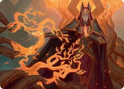 Abzan Devotee Art Card (10/54) [Tarkir: Dragonstorm Art Series] | Rook's Games and More