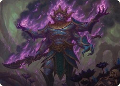 Rot-Curse Rakshasa Art Card (13/54) [Tarkir: Dragonstorm Art Series] | Rook's Games and More