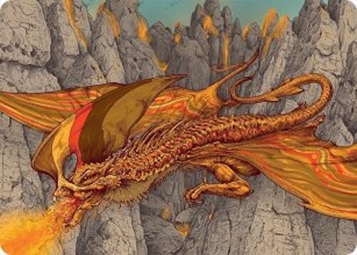 Magmatic Hellkite Art Card (34/54) [Tarkir: Dragonstorm Art Series] | Rook's Games and More