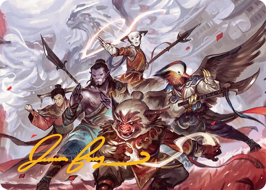 Will of the Jeskai Art Card (54/54) (Gold-Stamped Signature) [Tarkir: Dragonstorm Art Series] | Rook's Games and More