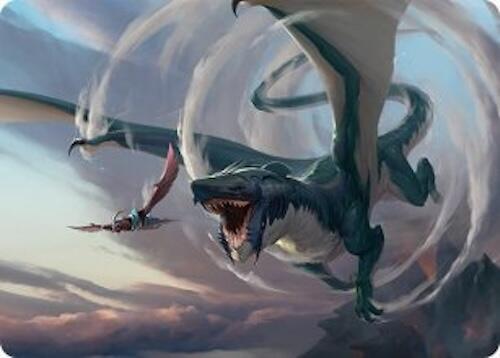 Whirlwing Stormbrood Art Card (27/54) [Tarkir: Dragonstorm Art Series] | Rook's Games and More