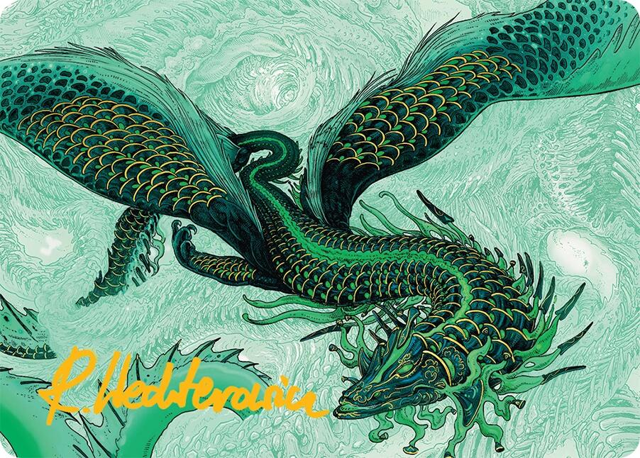 Teval, Arbiter of Virtue Art Card (38/54) (Gold-Stamped Signature) [Tarkir: Dragonstorm Art Series] | Rook's Games and More