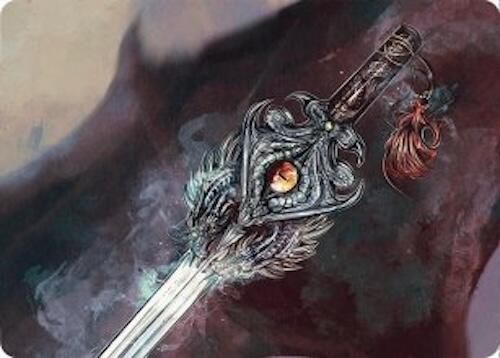 Dragonfire Blade Art Card (40/54) [Tarkir: Dragonstorm Art Series] | Rook's Games and More