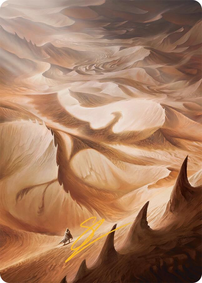 Plains Art Card (30/54) (Gold-Stamped Signature) [Tarkir: Dragonstorm Art Series] | Rook's Games and More