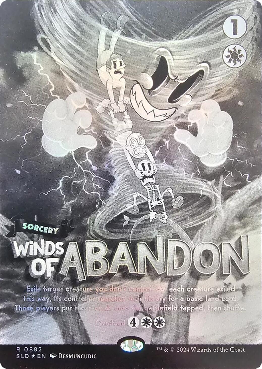 Winds of Abandon (Black & White Foil) [Secret Lair Drop Series] | Rook's Games and More