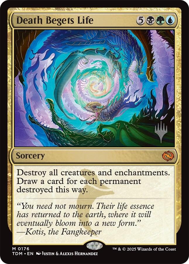 Death Begets Life [Tarkir: Dragonstorm Promos] | Rook's Games and More