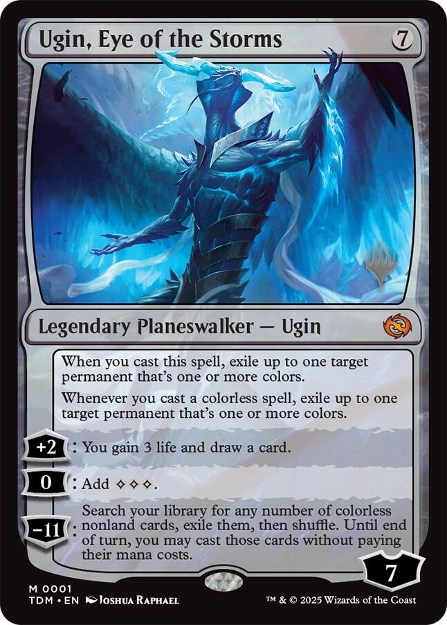 Ugin, Eye of the Storms [Tarkir: Dragonstorm Promos] | Rook's Games and More