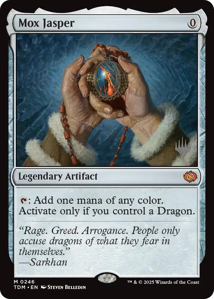 Mox Jasper [Tarkir: Dragonstorm Promos] | Rook's Games and More