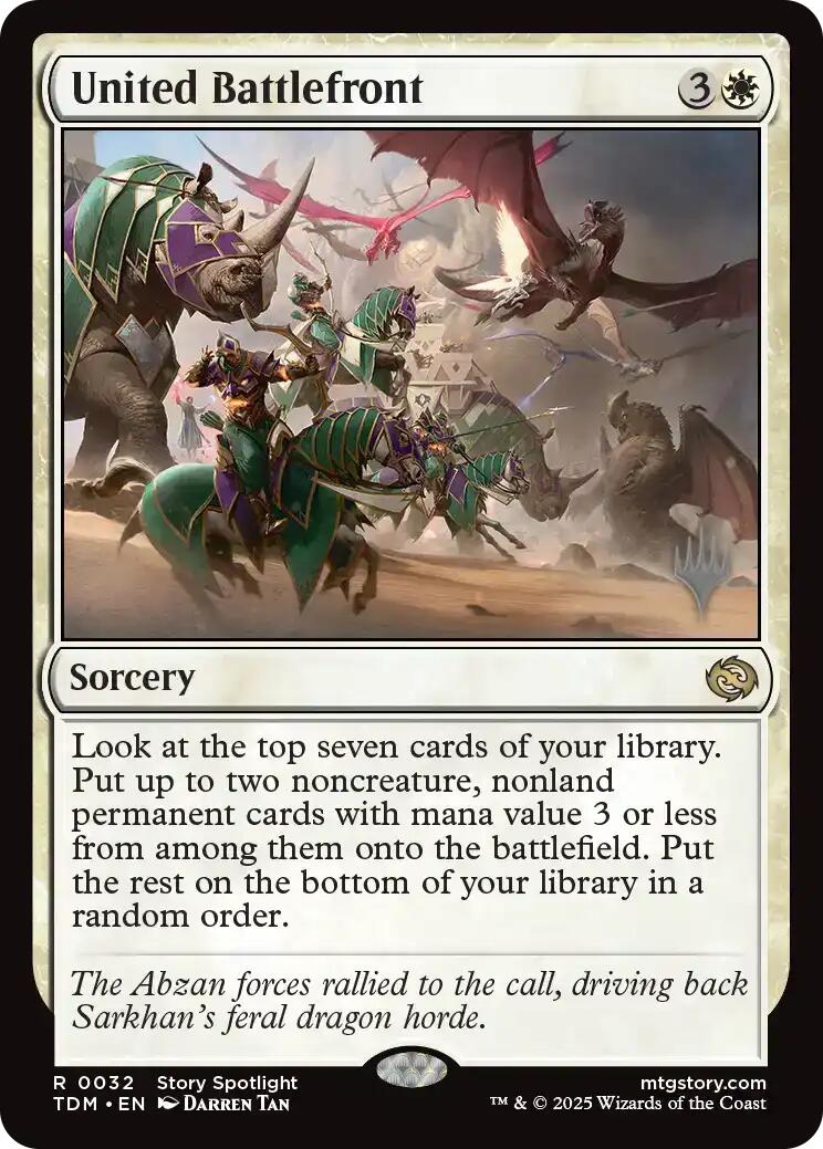 United Battlefront [Tarkir: Dragonstorm Promos] | Rook's Games and More