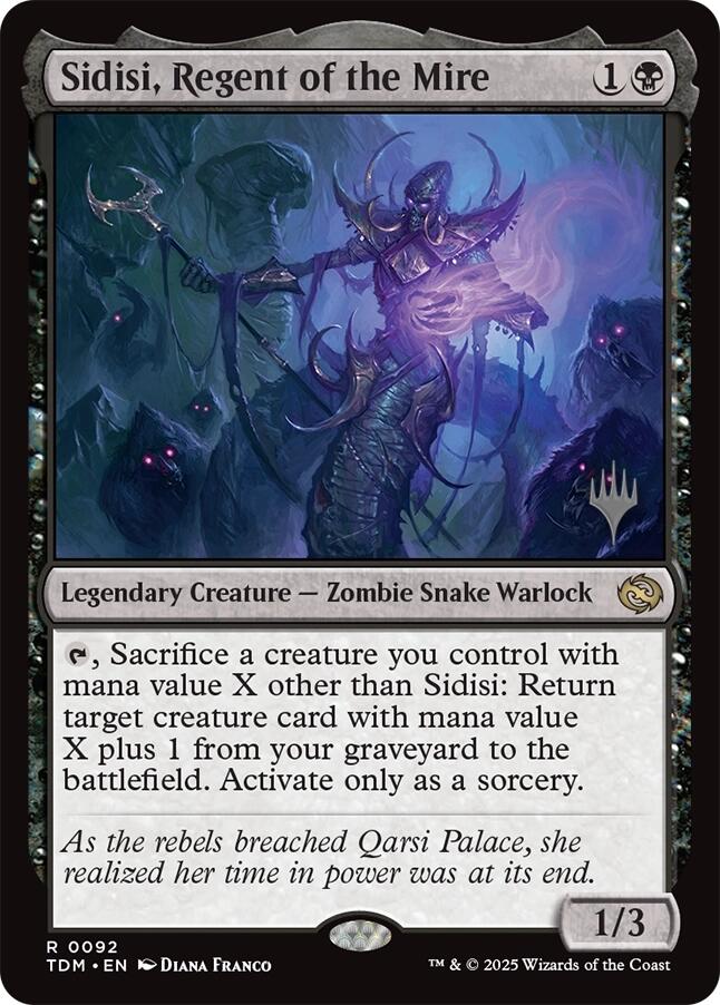 Sidisi, Regent of the Mire [Tarkir: Dragonstorm Promos] | Rook's Games and More