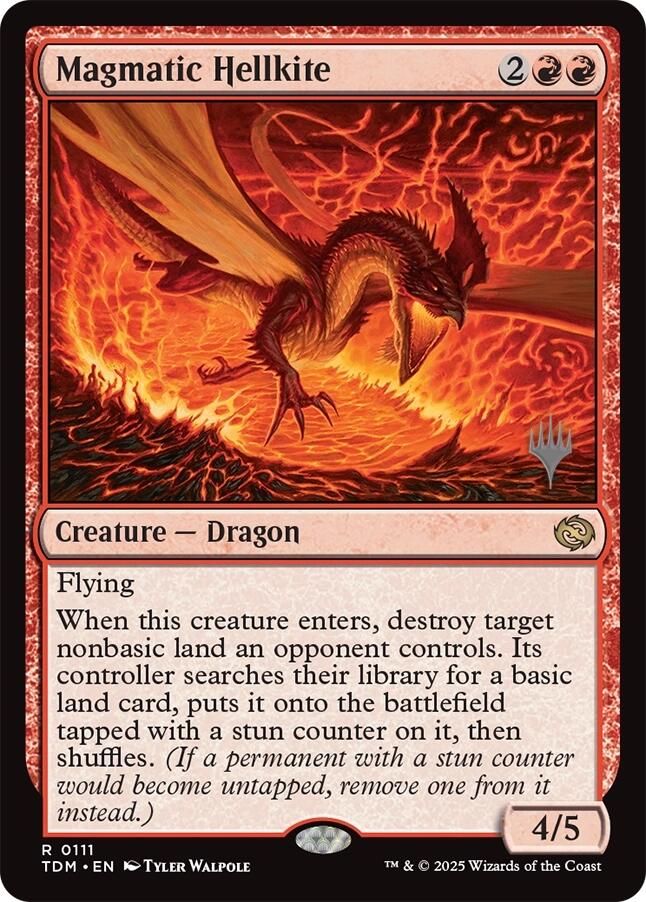 Magmatic Hellkite [Tarkir: Dragonstorm Promos] | Rook's Games and More