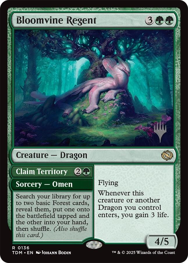 Bloomvine Regent [Tarkir: Dragonstorm Promos] | Rook's Games and More
